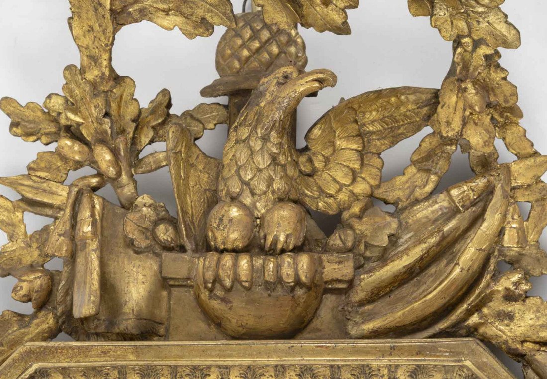 Barometer From The First Empire Period (1804-1815), 19th Century.-photo-2