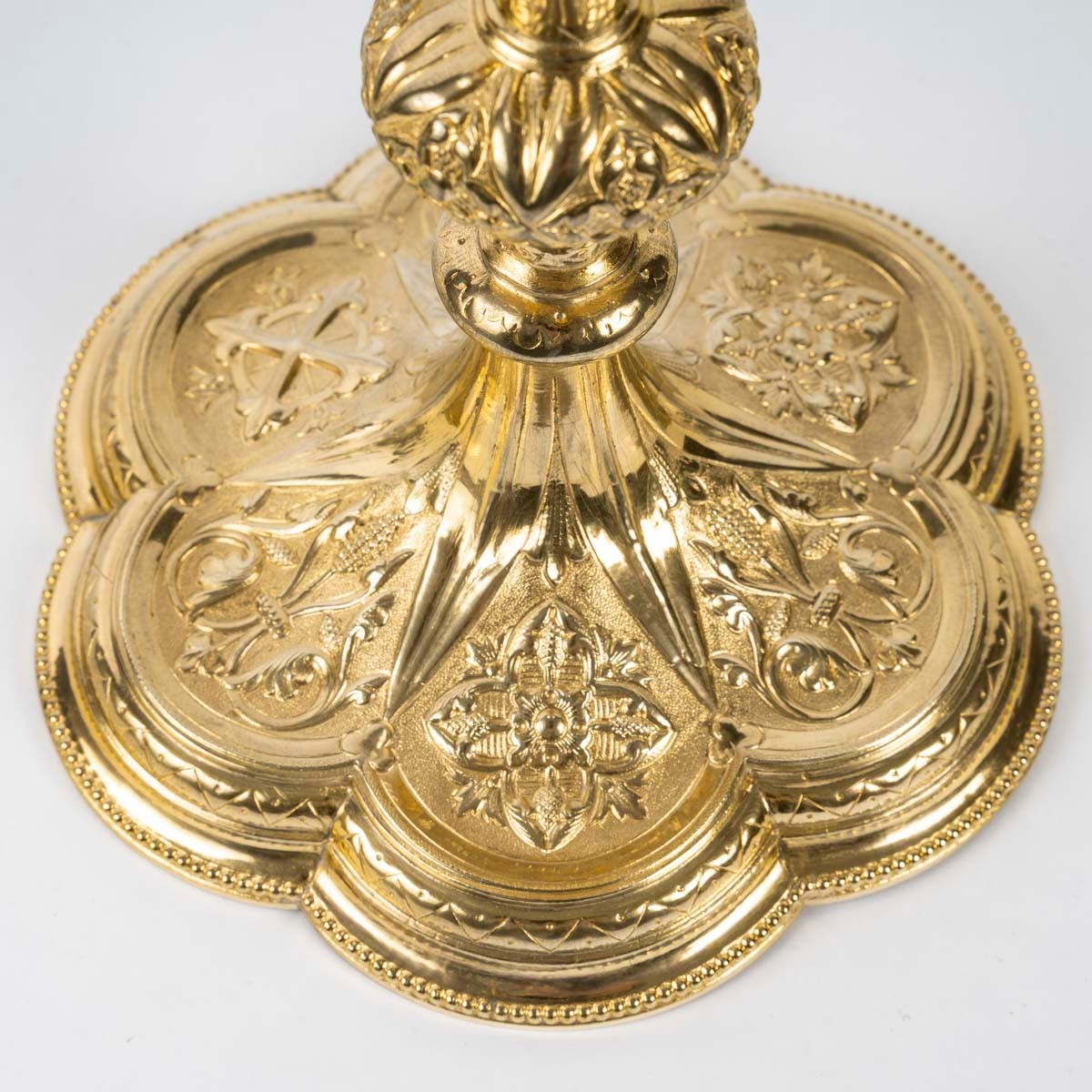 Neo-gothic Style Chalice, Dating From The 19th Century.-photo-1