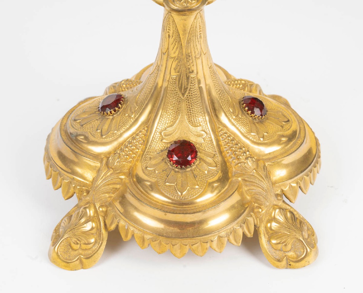 Ostensoir, Epoque Napoléon III (1848-1870), XIXe siècle.-photo-4