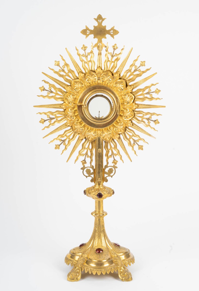 Ostensoir, Epoque Napoléon III (1848-1870), XIXe siècle.-photo-1
