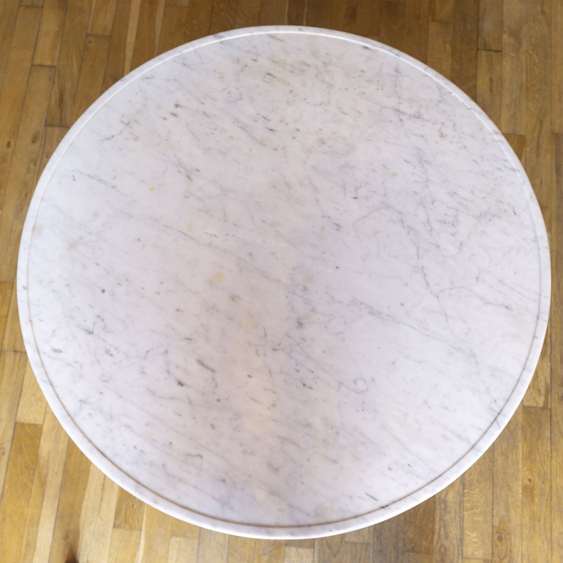 Grand guéridon de style Premier Empire. Epoque Napoléon III. XIXéme siècle.-photo-1