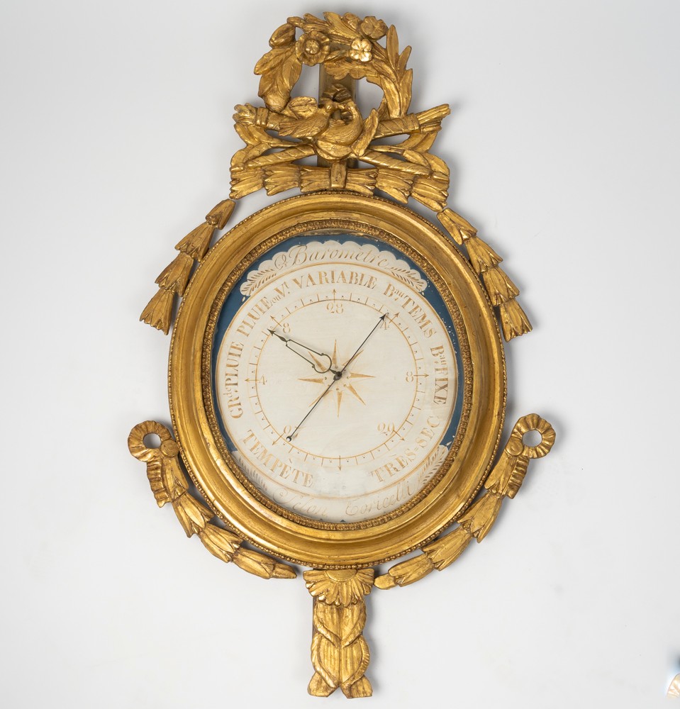 Louis XVI (1774 - 1793) Period Barometer. 18th Century.