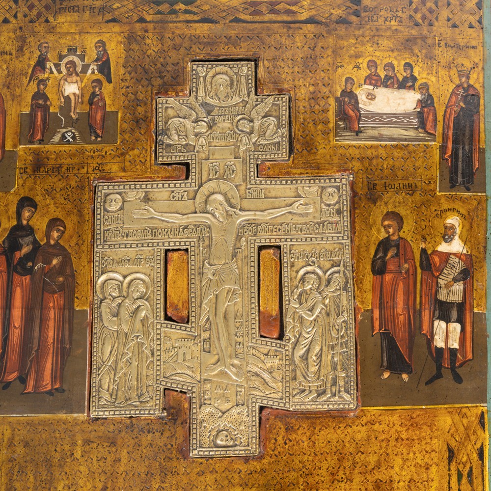 Russian Icon, 19th Century.-photo-2