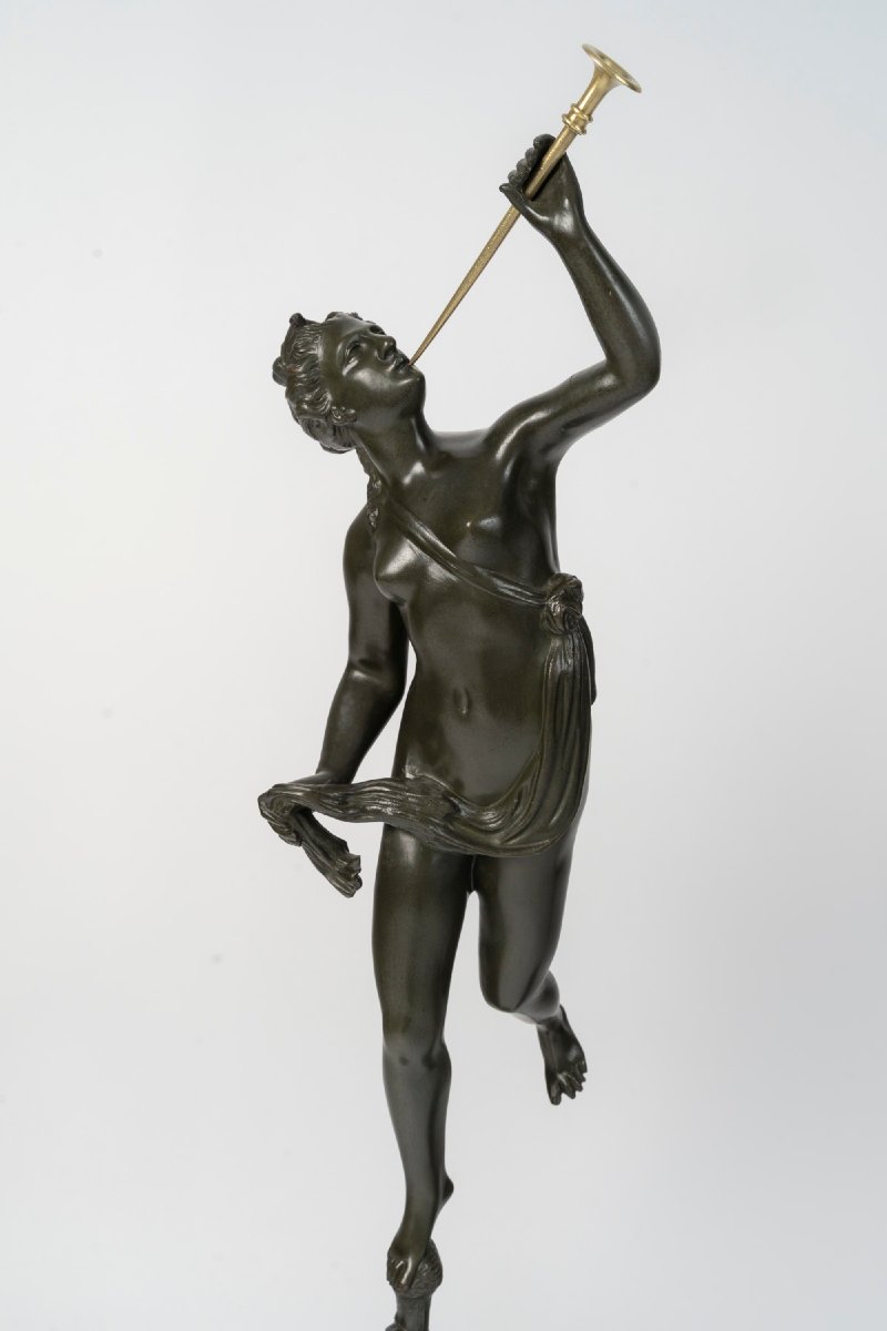 "La Renommée et Mercure " d'après Jean de Bologne (1529-1608), d'époque Napoléon III (1848-1870-photo-1