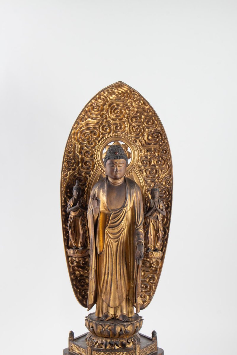 A Statue Of Buddha Amida.-photo-2