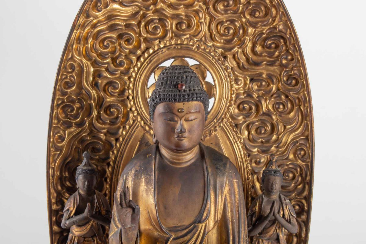 A Statue Of Buddha Amida.-photo-4