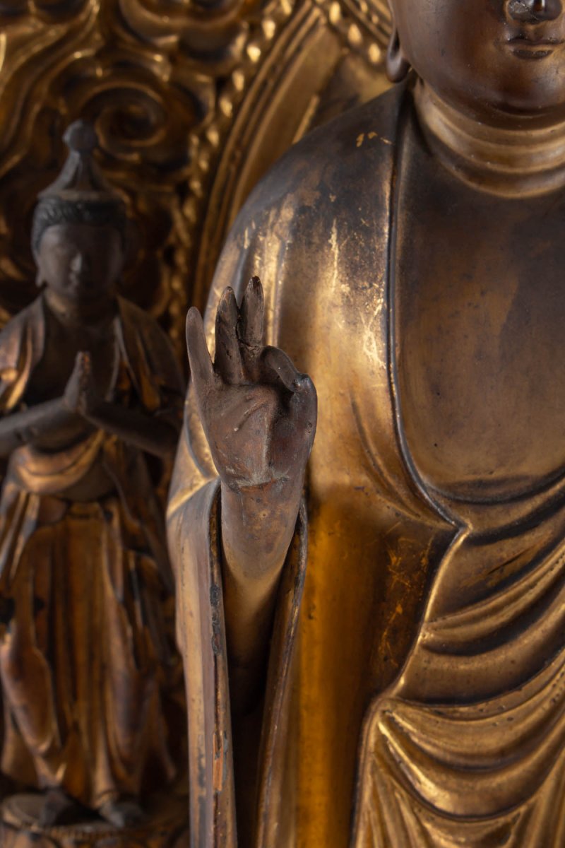 A Statue Of Buddha Amida.-photo-3