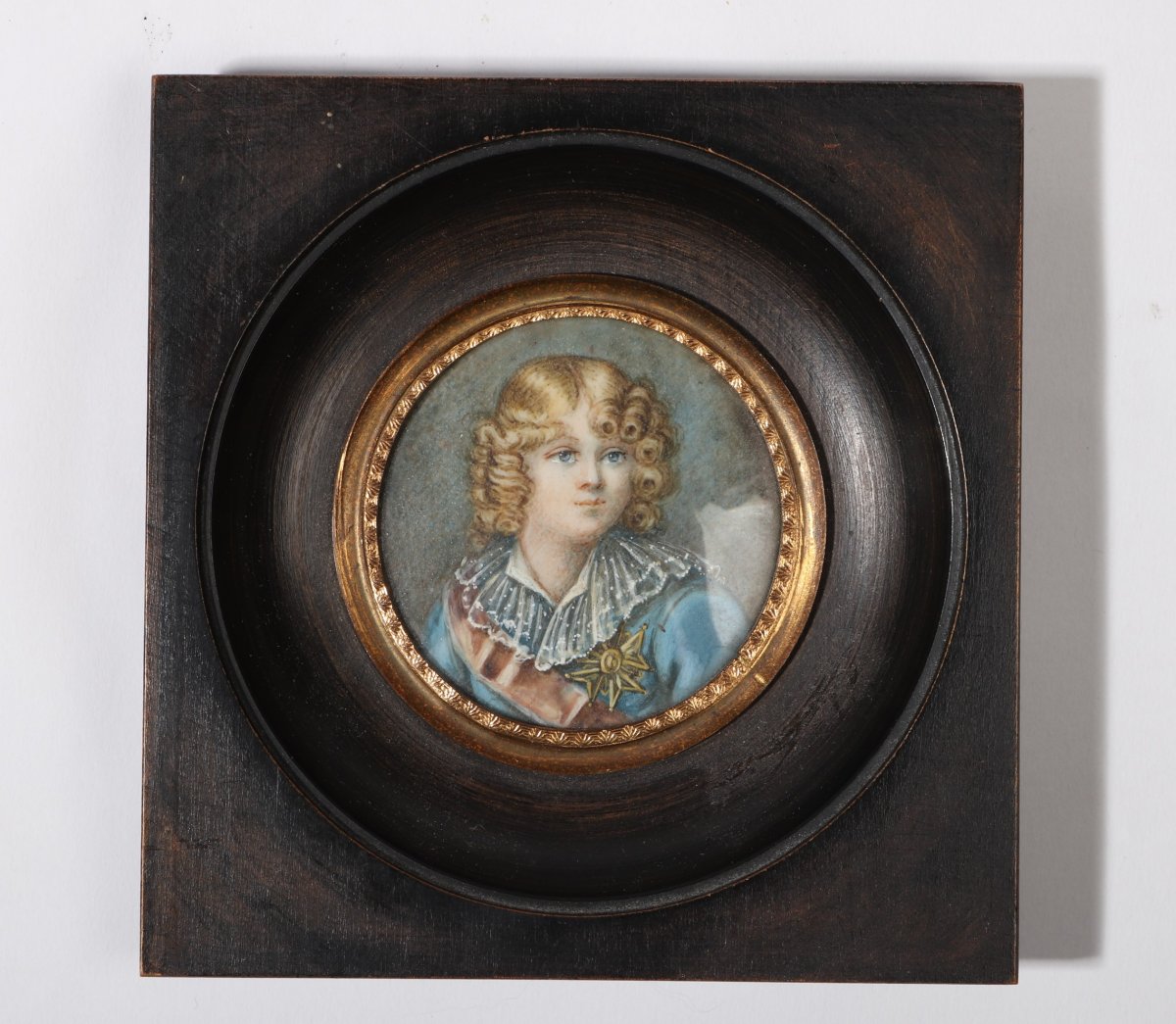 Miniature - Portrait De Roi De Rome.