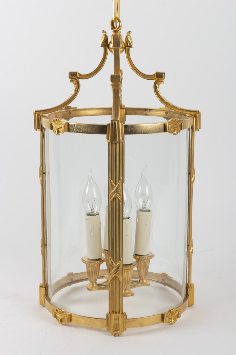 A Pair Of Louis XVI Style Lanterns.-photo-3