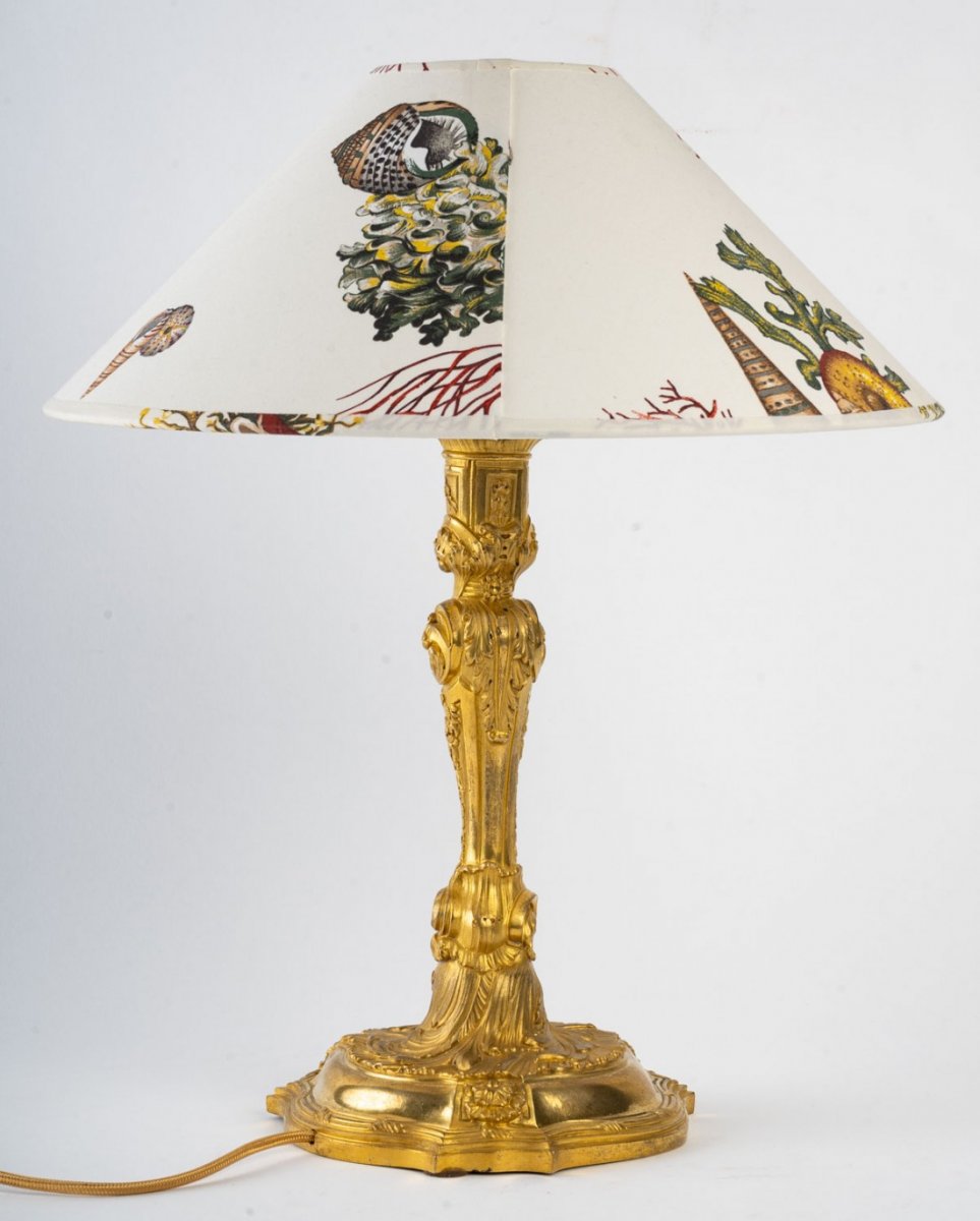 Lampe Bougeoir d'époque Napoléon III (1848 - 1870).-photo-3