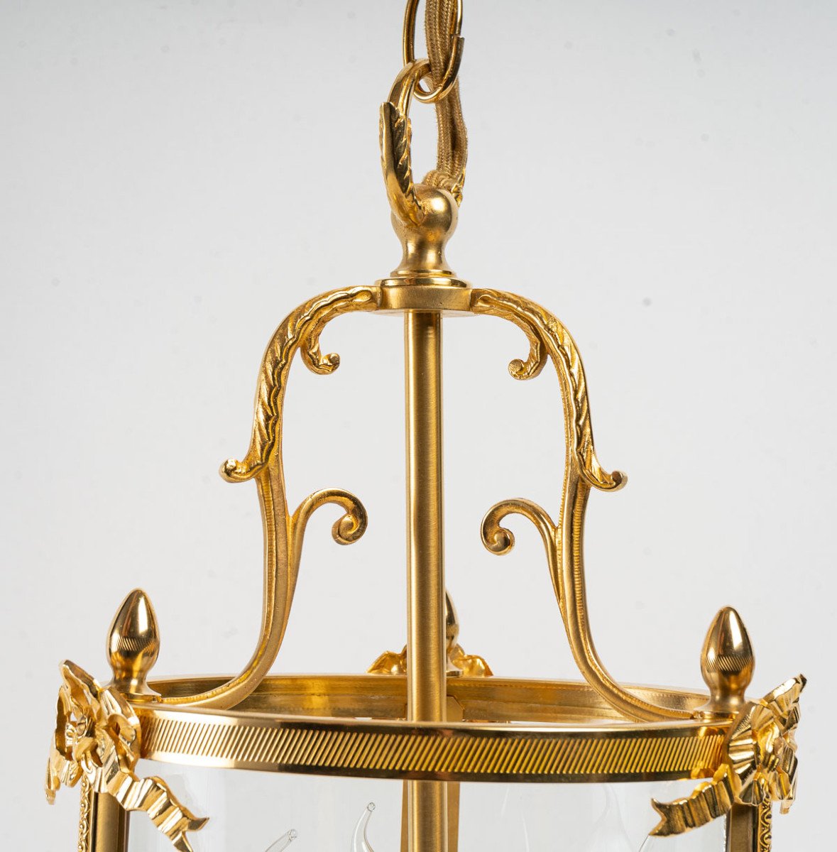 Paire De Lanternes De Style Louis XVI.-photo-3