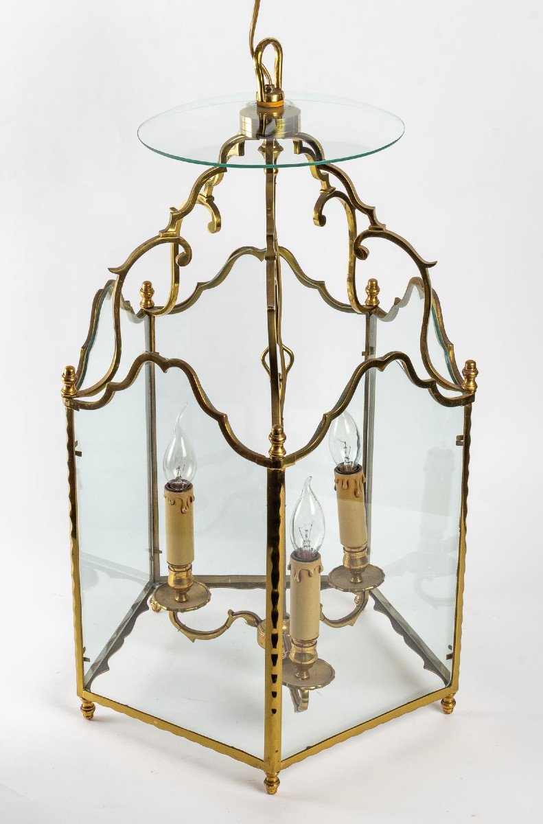 A Pair Of Lanterns In Louis XV Style.-photo-4