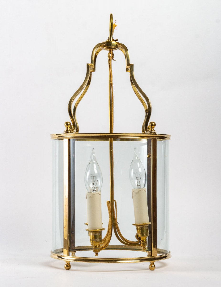Paire De Lanternes De Style Louis XVI.-photo-2