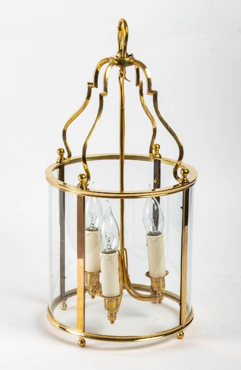 Paire De Lanternes De Style Louis XVI.-photo-3