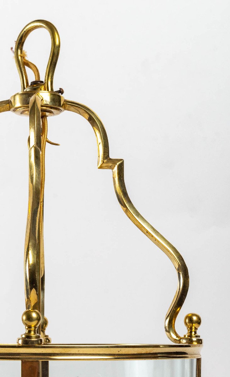 Paire De Lanternes De Style Louis XVI.-photo-1