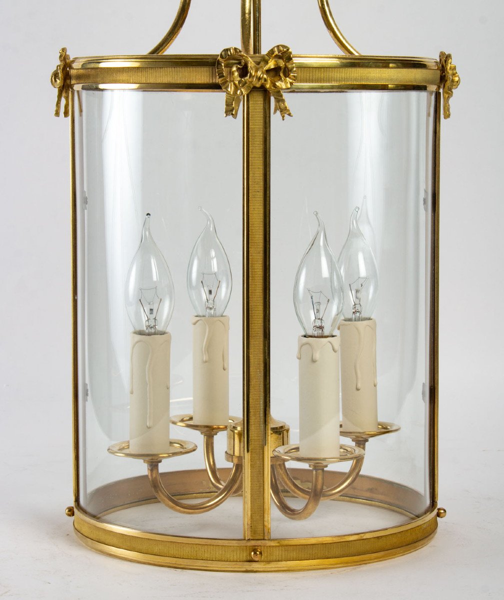 Paire De Lanternes De Style Louis XVI.-photo-3