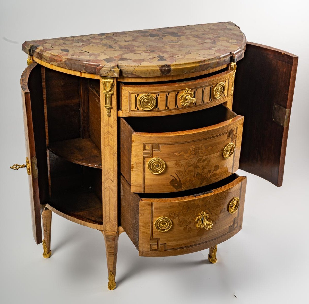 Commode d'époque Napoléon III (1852 - 1870). -photo-2