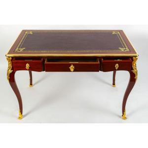 A Napoleon III Period (1848 - 1870) Desk In Louis XV Style.