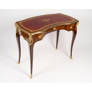 Bureau de dame de style Louis XV, d'époque Napoléon III (1848-1870)