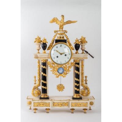 A Louis XVI Period (1774 - 1793) Portico Clock.