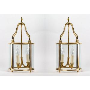 A Pair Of Lanterns In Louis XVI Style.