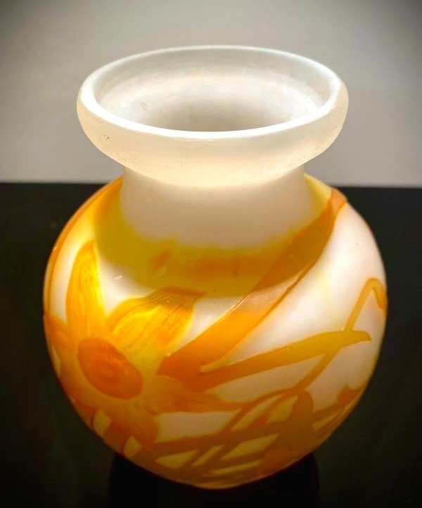 Emile Gallé Vase Art Nouveau  -photo-3