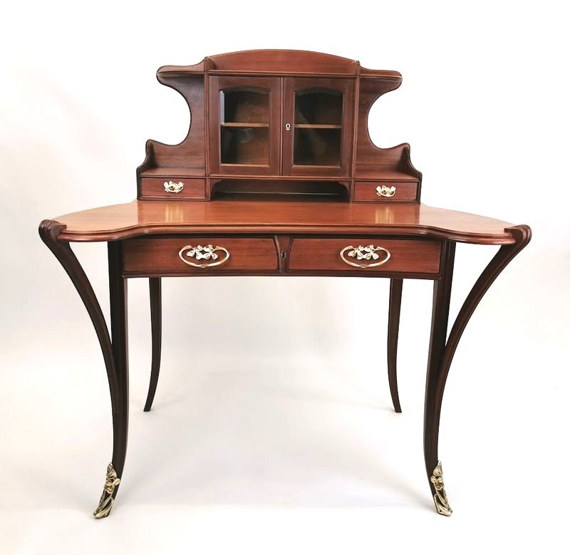   Louis  Majorelle Bureau Art Nouveau "Aux Trèfles" 