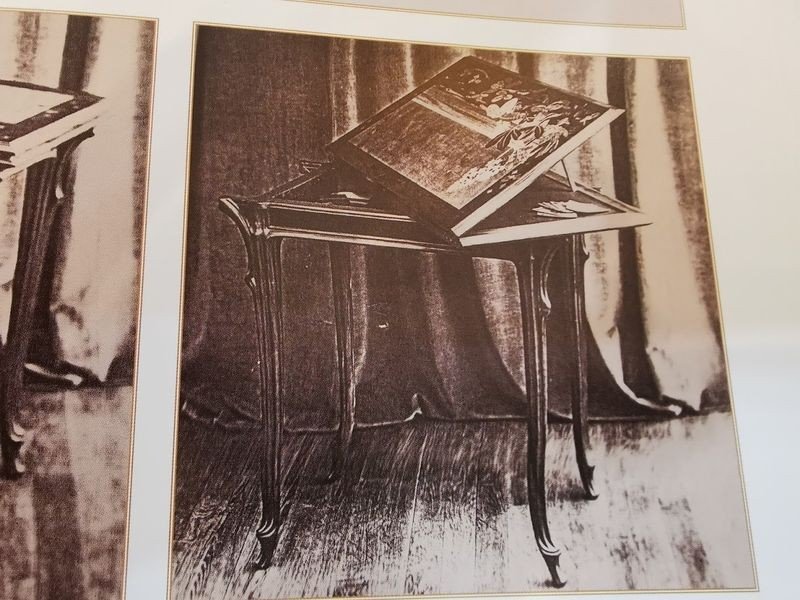 Emile Gallé Table à Jeux Art Nouveau &quot;Aux Trèfles&quot;-photo-7
