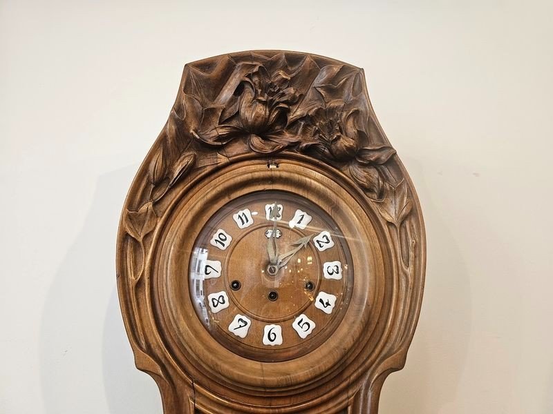 Art Nouveau Parquet Clock Camille Gauthier-photo-4