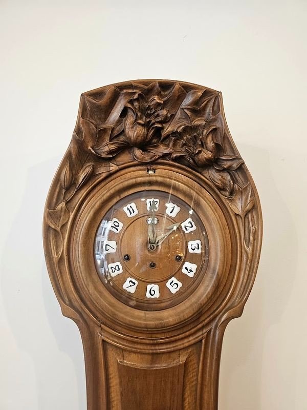 Art Nouveau Parquet Clock Camille Gauthier-photo-5