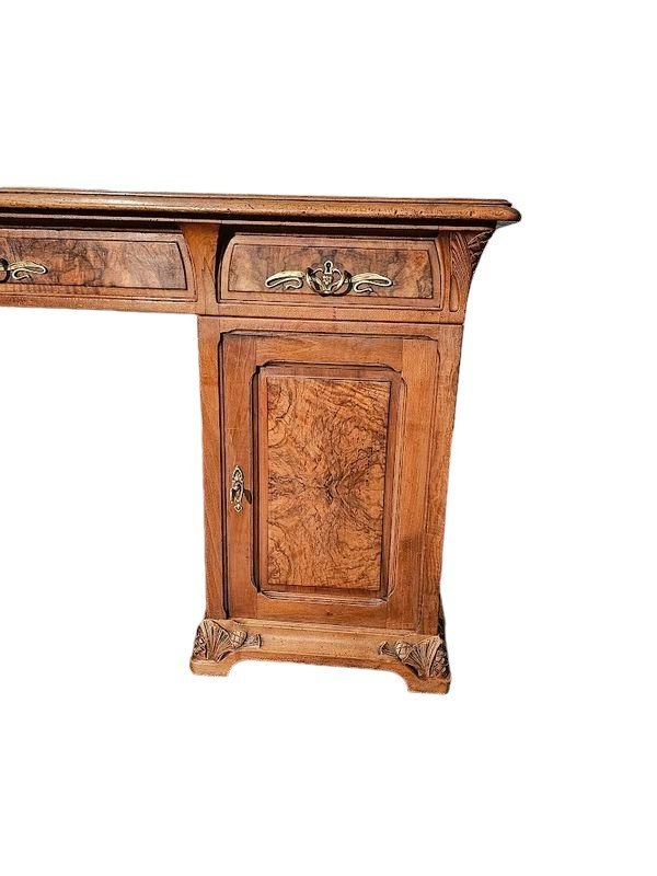 Majorelle Art Nouveau Desk “with Pine Cones”-photo-4