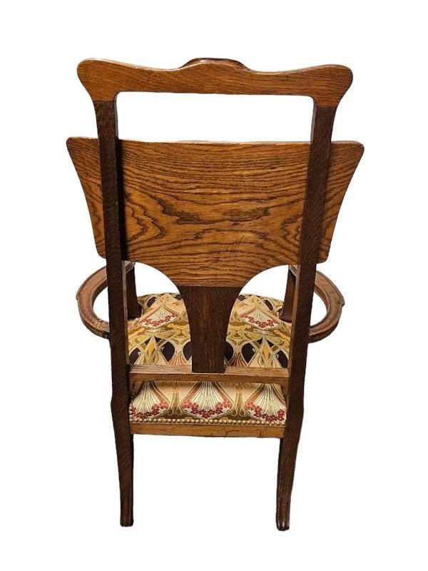 Fauteuil De Bureau Art Nouveau-photo-4
