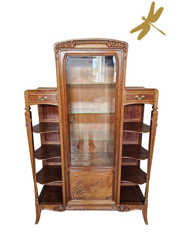 Louis Majorelle Vitrine Art nouveau "Aubépine"
