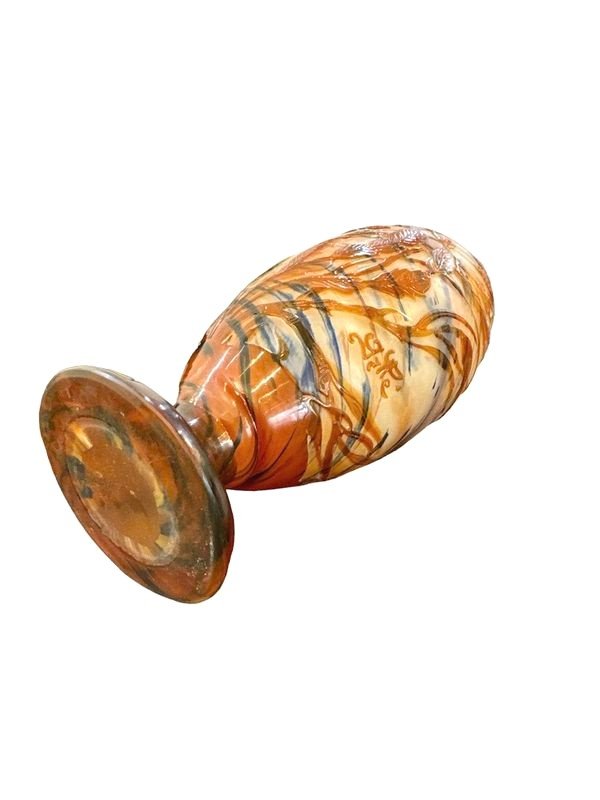 Emile Gallé Art Nouveau Vase “seabed”-photo-1