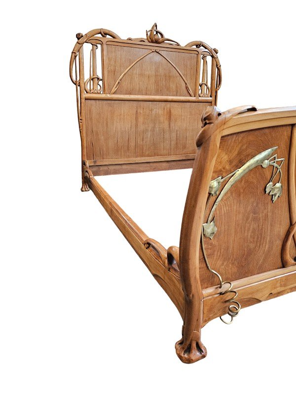 Louis Brouhot Chambre à Coucher Art Nouveau "Nénuphars"-photo-5