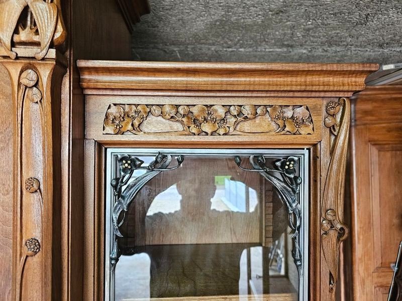 Louis Majorelle Art Nouveau Library "sagittarius"-photo-2
