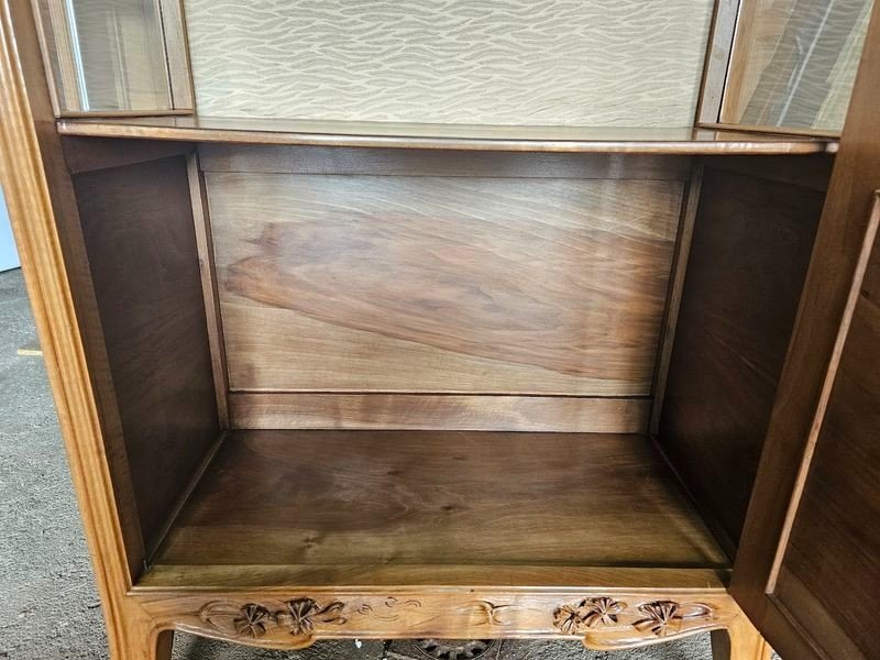 Louis Majorelle Art Nouveau Showcase “clematis”-photo-4