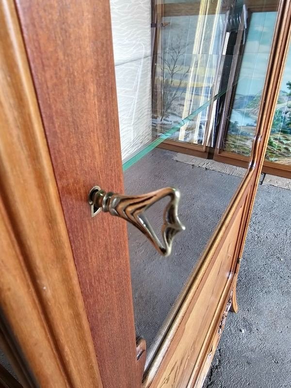 Louis Majorelle Art Nouveau Showcase “clematis”-photo-5