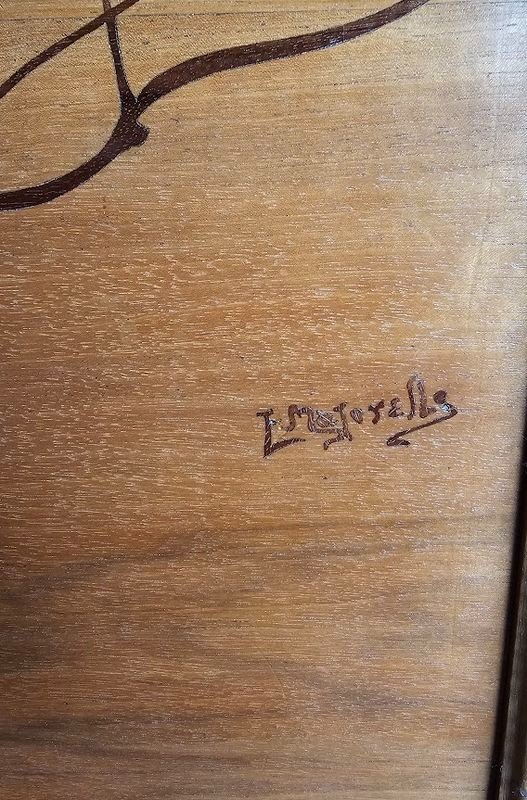 Louis Majorelle Art Nouveau Showcase “clematis”-photo-6