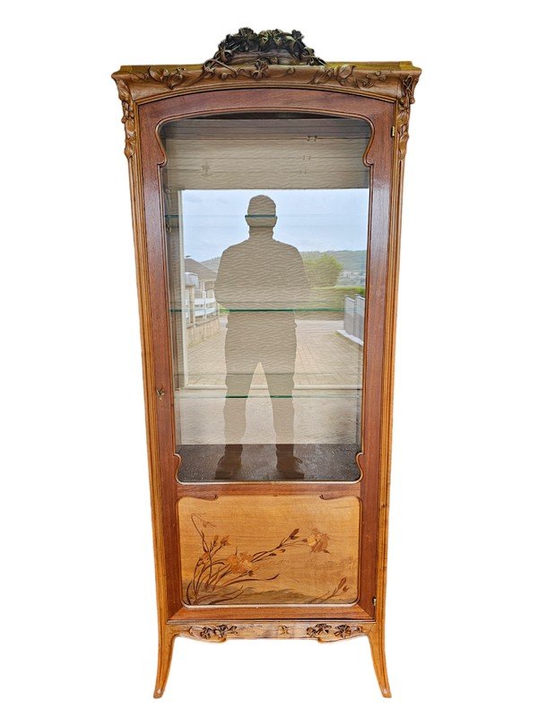 Louis Majorelle Art Nouveau Showcase “clematis”