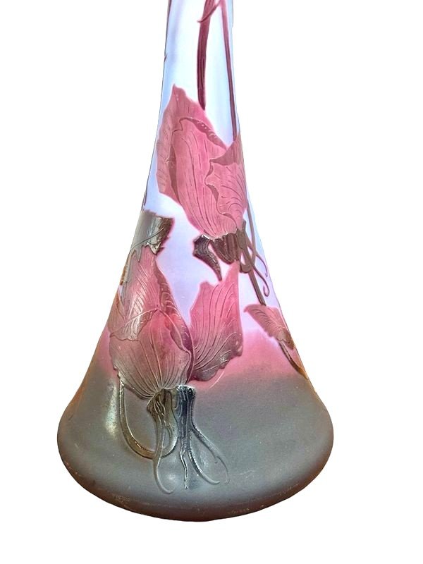 Soliflore Silver Vase “aux Roses”-photo-2