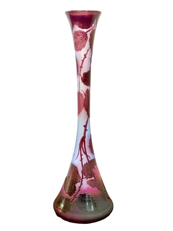 Soliflore Silver Vase “aux Roses”-photo-4