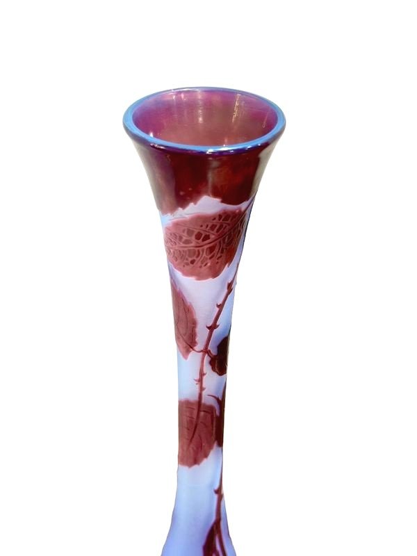 Soliflore Silver Vase “aux Roses”-photo-1