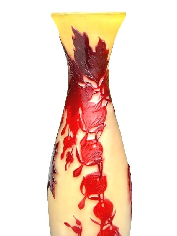 Emile Gallé Vase "heart Of Mary"-photo-3