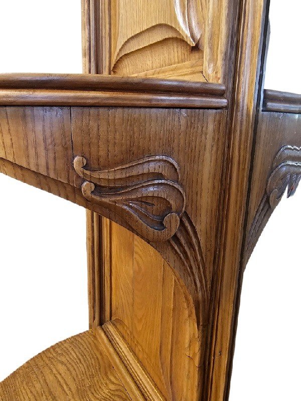Art Nouveau Wall Console "tulips"-photo-5