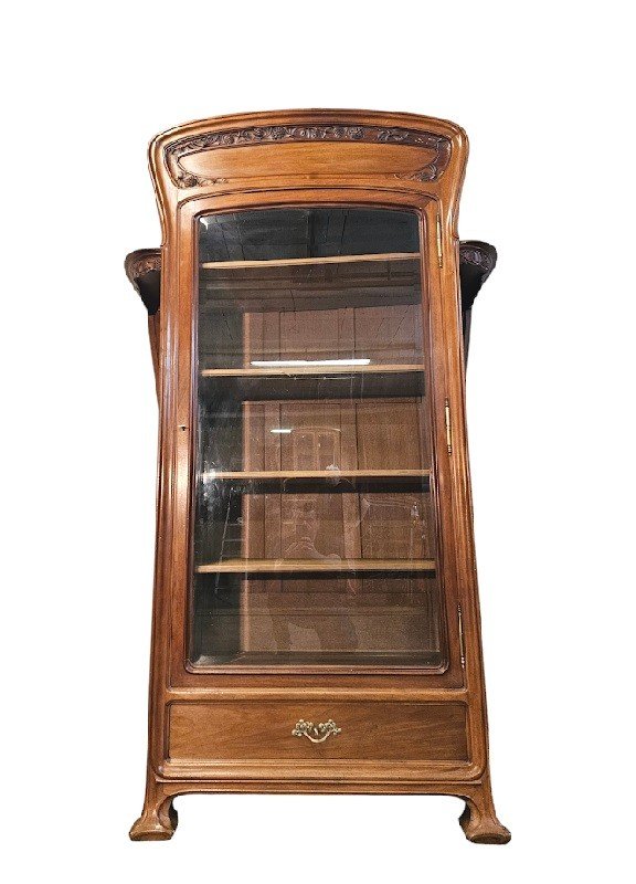 Edouard Diot Vitrine Art Nouveau "Pommes de Pins"