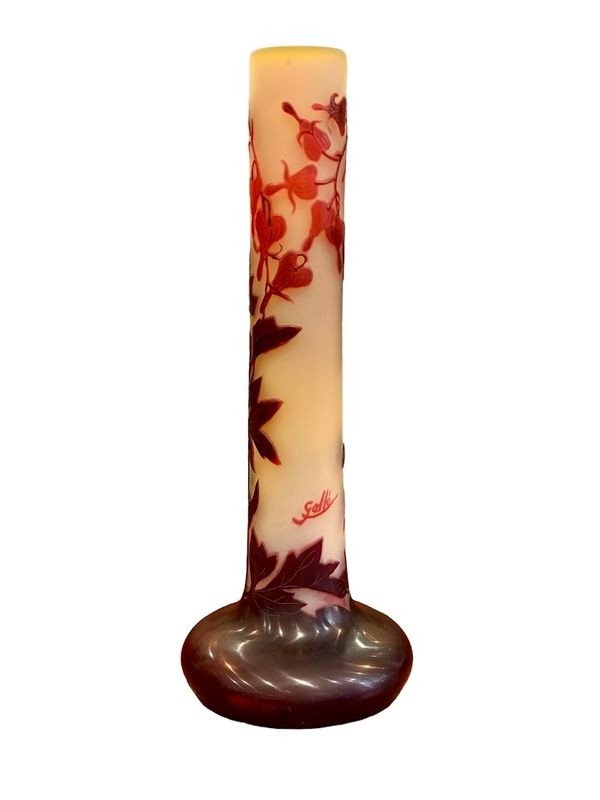 Emile Gallé Vase "heart Of Mary"-photo-3