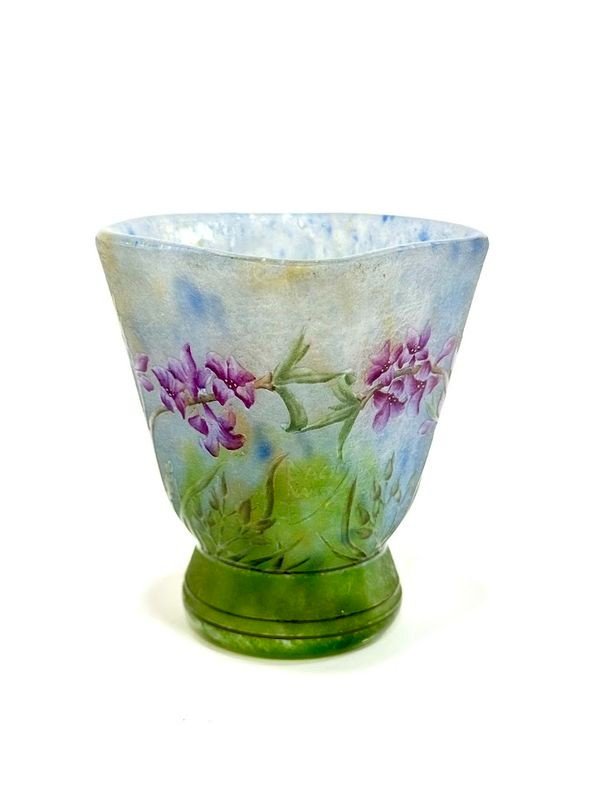Daum Nancy Vase Art Nouveau "Bois Joli"