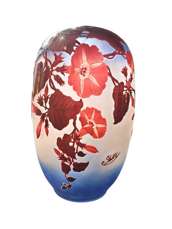 Emile Gallé Important Vase "volubilis"