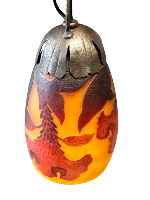 Daum Nancy Double Lamp "cockscombs"-photo-3